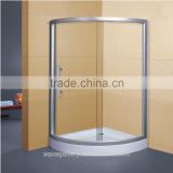 Aluminum Frame Sliding Opening Corner Shower Enclosure