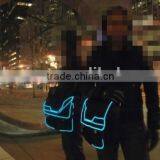 Flat EL Wire for Clothes Bag Car Bike Decoration el Products Multi Colors thumbnail-1