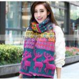 Womens Knitting Pattern Snowflake Scarf