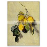 Claude Monet lemons oil painting of Branch of Lemons 1883
