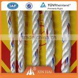 White With Red and Blue 4mm-50mm PP Rope