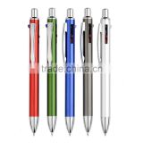 2 color red and blue ink multi- color metal ball point pen for promotion gifts