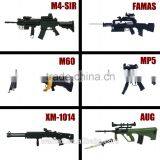 Game Guns for Action Figures 1:6 Scale 3d Game Gun Toys Model