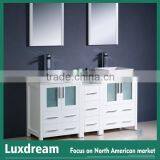 USA 60" New Premium Bathroom Vanities With Double Mirrors
