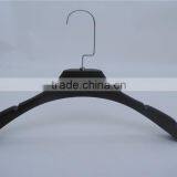 HEAD15 Inch Plastic Hanger Cheap in Blackr and Square Hook for Garment Wholesale thumbnail-1