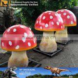 MY Dino-C067 Theme Park Animatronic Fiberglass Mushroom Sculptures thumbnail-1
