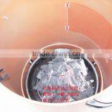 OEM Design OVAL Smoker Bbq Grills With Chimney thumbnail-4