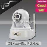IPS 1/4-inch 2.0 Megapixel 3.6mm Fixed Lens 8-10m IR View Distance PT WIFI P2P baby monitor white&black optional IPS-Ki-E