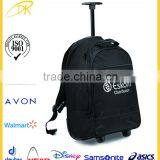 Black Color Two Compartment Travel Laptop Trolley Backpack thumbnail-1