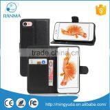 Custom Cell Phone Cover Leather Wallet Flip Case for IPhone 7