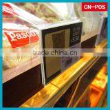 Acrylic Hanging Sign Holder for Supermarket Displaying