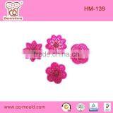 Flower Design Acrylic Cake Decorating Fondant Plunger Cutter