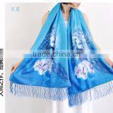 2016 New Fashion Custom Printed 100% Silk Scarf thumbnail-1