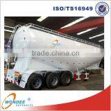China Made 3 Axle Bulk Cement Trailers 40m3 Bulk Cement Trailer for Sale thumbnail-2