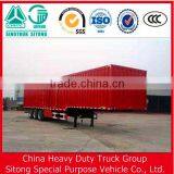 Side Curtain Semi Trailer Enclosed Cargo Trailer Box Trailer for Sale thumbnail-6