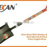 D-type Square Wooden Handle Japan Shovel thumbnail-1