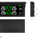 Vchecker Solar Wireless T501 Car TPMS Tire Pressure Monitoring System+4 Internal Sensors thumbnail-3