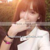 Double Leather Lips Lipstick Gem Diamond Bracelet thumbnail-3