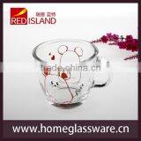 Carton Stamping Glass Cup Glass Mug for Tea/wine Made in China thumbnail-5