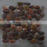 Polished Mixed Color Pebble Mesh Tiles thumbnail-4