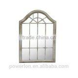 Unique Design Decorative Wrough Iron Frame Silver Mirror For Home Patio Backyard thumbnail-1