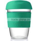 Glass Water Bottle With Silicone Sleeve Bpa Free thumbnail-3