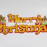 Merry Christmas Window Listing Christmas Decorations Non-woven Fabrics English Letters Decorations thumbnail-1