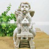 Winter Christmas Resin Angel Boy Angel Figurines thumbnail-1