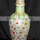 Marble Flower Vase, Decorative Flower Pot, Hand Made Marble Flower Vases, Craft Flower Pot, Flowers Pot, thumbnail-1