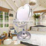 Double Heart -shaped Magnifying Cosmetic Mirror thumbnail-4