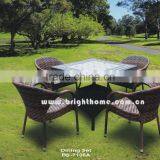 Garden Rattan Outdoor Patio Wicker Dining Set thumbnail-1