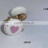 Hand Painted Ceramic Knob Available in Other Colour and Patterns thumbnail-1