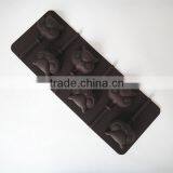 Owl Shaped 6 Cups Silicone Ice Cube Tray Chocolate Mold thumbnail-1