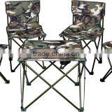Camouflage Camping Small Foldable Dinning Table and 4 Chairs thumbnail-3