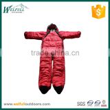 Human style hollow fiber sleeping bag