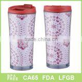 2017 New Design 500ml Diy Changeable Paper Insert Plastic Mugs thumbnail-1