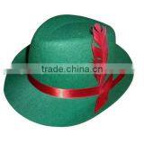Best Sale St. Patrick's Day Fashion Wool Felt Hat Blank Body Wholesale With Ribbon Feather for Man Woman Promotion Gifts thumbnail-1