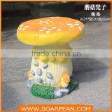 Garden/Kindergarten Furniture Set Fiberglass Mushroom Table Chairs thumbnail-6