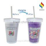 Double Wall Coffee Tumbler PS Plastic Mug thumbnail-1