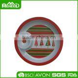 X'mas Tree Printing Chip Plate Melamine Christmas Decorations in Chip Dip Bowls thumbnail-1