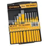 WT3110 Worksite Brand Hand Tools 12pcs Pin Chisel Set thumbnail-2