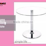 Living Room Furniture Metal Frame Square End Glass Coffee Table thumbnail-2