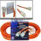 S50167 50-Ft Extension Cord 14 Gauge Lit End AWG Heavy Duty NEW 14/3 Foot Feet