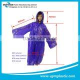 One Way Use Water Proof Eco-friendly Disposable LDPE Raincoat thumbnail-3