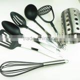 32017 7PCS NYLON KITCHEN TOOLS WITH S/S STAND thumbnail-2