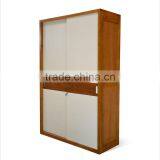Bed Room Furniture, Armoire Sliding 2 Doors Model Tokyo Teak Wood thumbnail-3