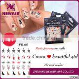2016 Popular Promotional Nail Sticker Wholesale X24design Mixed JM-NS-002 thumbnail-1