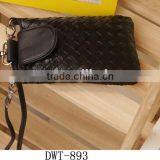 New Braided Popular pu Cell Phone Pouch for Mobile Money Credit Card thumbnail-3