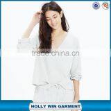 Comfortable Oem Cotton Long Sleeve Sweatshirts for Women thumbnail-1