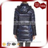 Convertible Stand Collar Stylish Ladies Elegant Long Padding Quilting Jacket For The Winter thumbnail-2